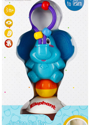 Elefánt Blue baba játék tapadókoronggal