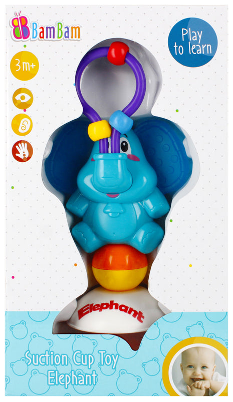 Elefánt Blue baba játék tapadókoronggal