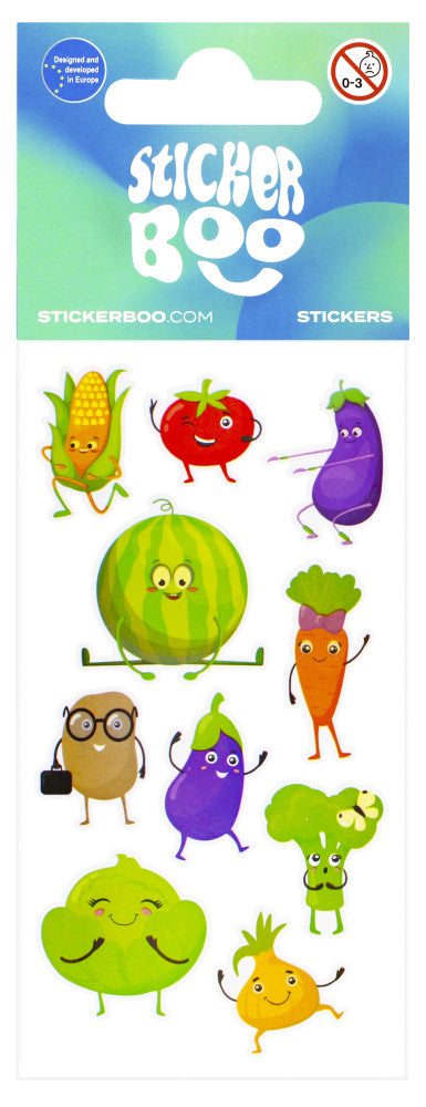 Zöldség Corn matrica szett