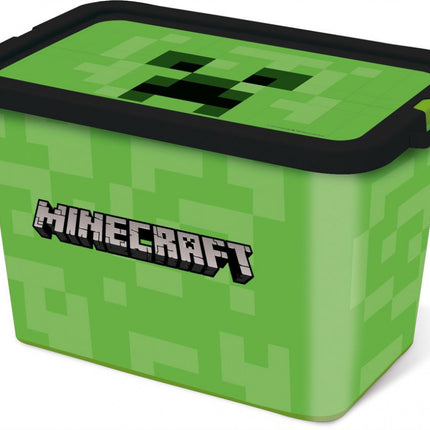 Minecraft műanyag tároló doboz 7 L