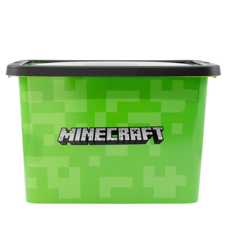 Minecraft műanyag tároló doboz 7 L