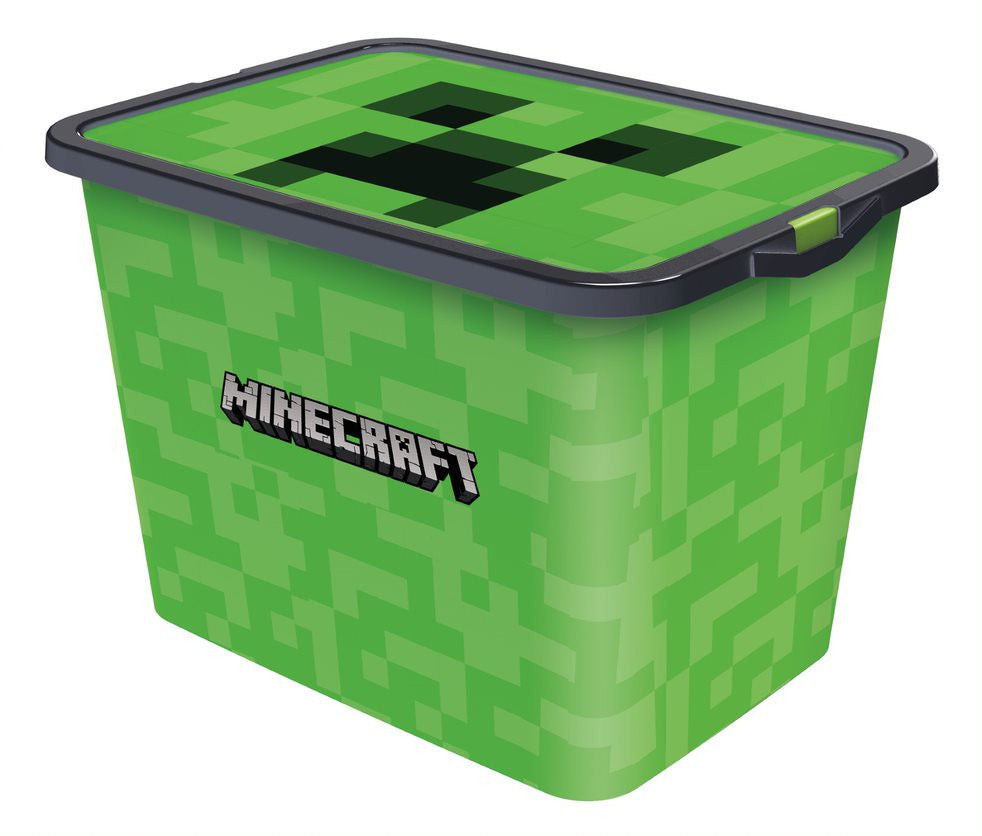 Minecraft műanyag tároló doboz 23 L