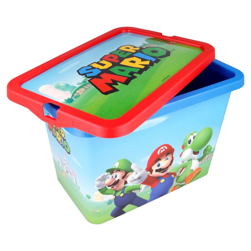 Super Mario Mushroom Kingdom műanyag tároló doboz 7 L