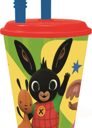 Bing Waving szívószálas pohár, műanyag 430 ml
