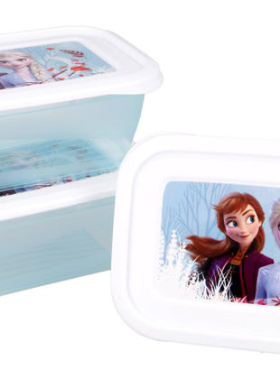 Disney Jégvarázs Blue Forest műanyag ételhordó doboz 3 db-os