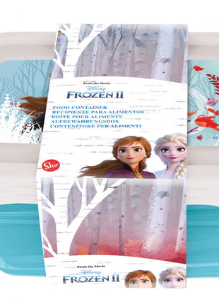 Disney Jégvarázs Blue Forest műanyag ételhordó doboz 3 db-os