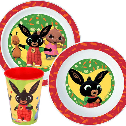 Bing Waving étkészlet, micro műanyag szett, pohárral 260 ml