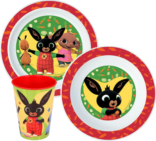 Bing Waving étkészlet, micro műanyag szett, pohárral 260 ml