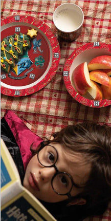 Harry Potter School Shields étkészlet, micro műanyag szett, pohárral 260 ml