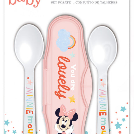 Disney Minnie baba utazó evőeszköz készlet
