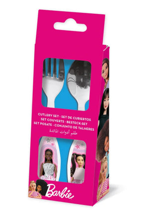 Barbie Stylish fém evőeszköz készlet - 2 darabos