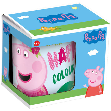 Peppa malac Pink porcelán bögre 235 ml (8 oz) Díszdobozban