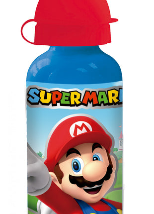 Super Mario Mushroom Kingdom alumínium kulacs ivókupakkal 400 ml