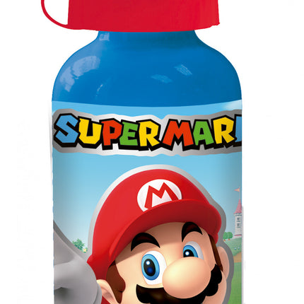 Super Mario Mushroom Kingdom alumínium kulacs ivókupakkal 400 ml