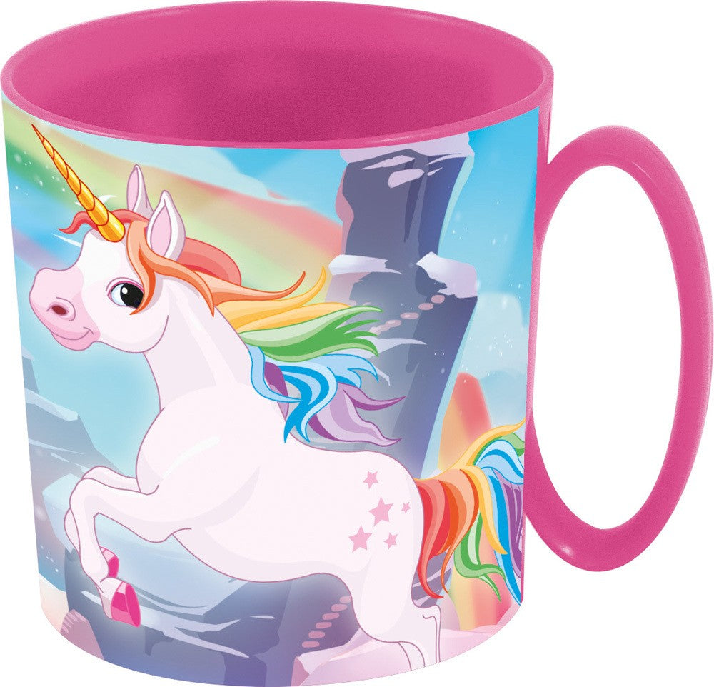 Unikornis Rainbow micro bögre 350 ml