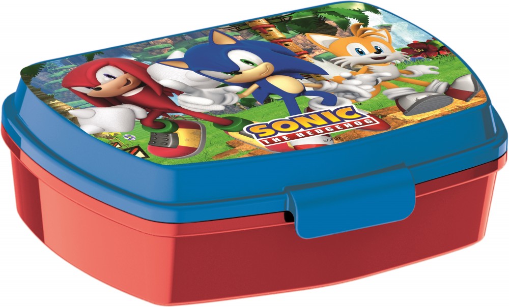 Sonic a sündisznó Friends funny műanyag szendvicsdoboz