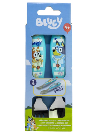 Bluey Yummy fém ergo evőeszköz készlet - 2 darabos