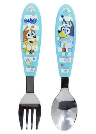Bluey Yummy fém ergo evőeszköz készlet - 2 darabos