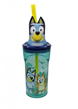 Bluey Splash 3D műanyag szívószálas pohár 360 ml