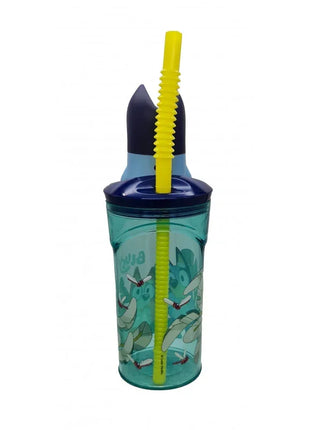 Bluey Splash 3D műanyag szívószálas pohár 360 ml