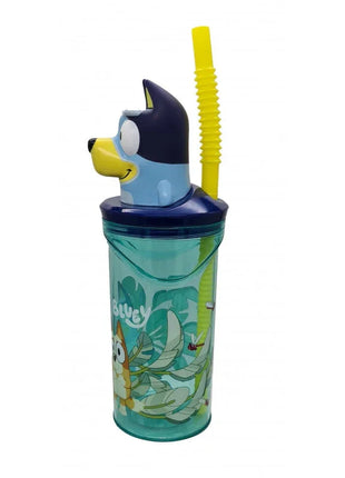 Bluey Splash 3D műanyag szívószálas pohár 360 ml