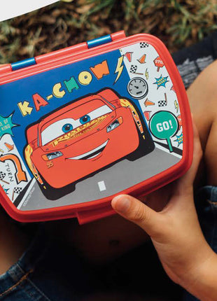 Disney Verdák Lets Race funny műanyag szendvicsdoboz