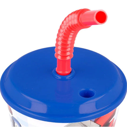 Bosszúállók Rolling Thunder szívószálas pohár, műanyag 430 ml