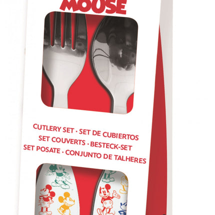 Disney Mickey Fun-Tastic fém evőeszköz készlet - 2 darabos