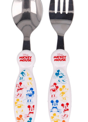 Disney Mickey Fun-Tastic fém evőeszköz készlet - 2 darabos