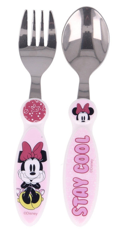 Disney Minnie Stay Cool fém evőeszköz készlet - 2 darabos