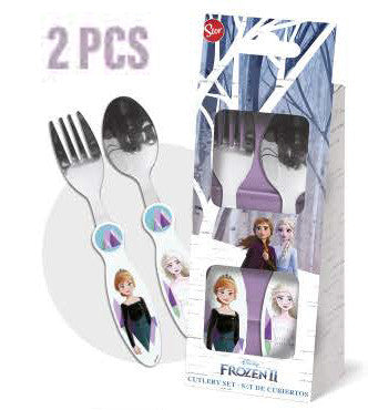 Disney Jégvarázs Ice Magic fém evőeszköz készlet - 2 darabos