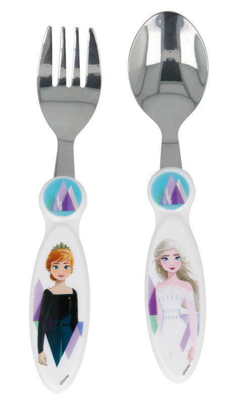 Disney Jégvarázs Ice Magic fém evőeszköz készlet - 2 darabos
