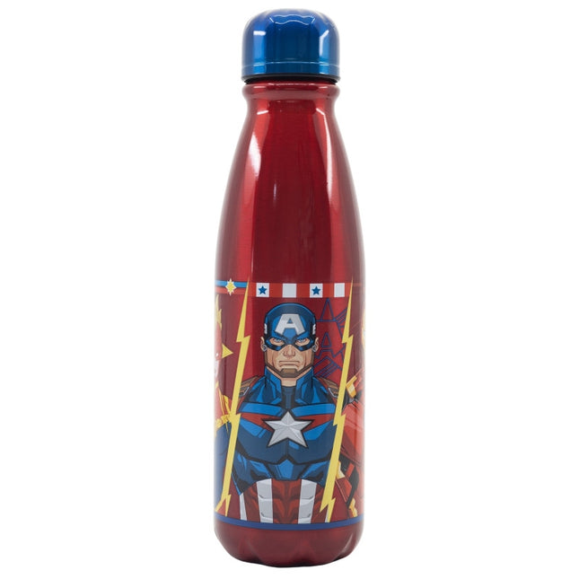 Bosszúállók Invincible Force alumínium kulacs csavaros kupakkal 600 ml