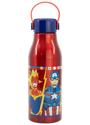 Bosszúállók Invincible Force Flexi alumínium kulacs csavaros kupakkal, akasztóval 760 ml