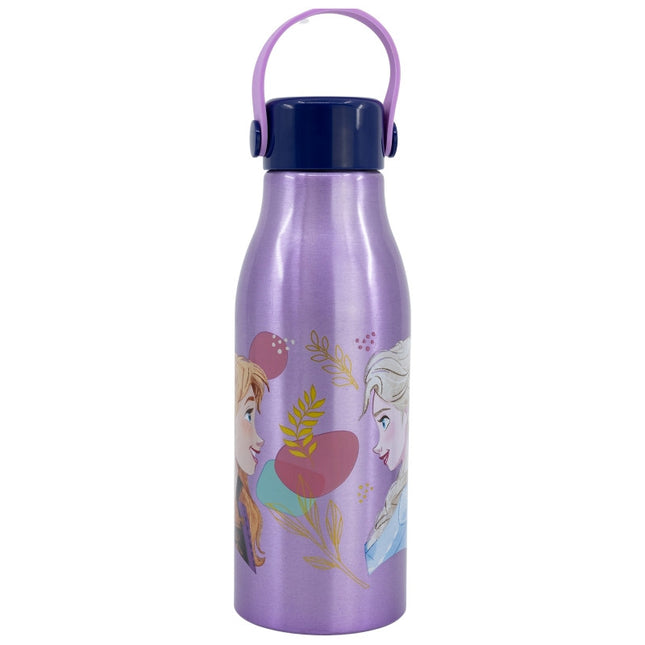 Disney Jégvarázs Journey Flexi alumínium kulacs csavaros kupakkal, akasztóval 760 ml