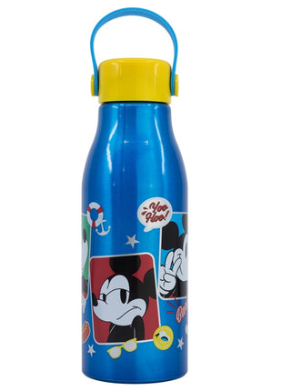 Disney Mickey Fun-Tastic Flexi alumínium kulacs csavaros kupakkal, akasztóval 760 ml