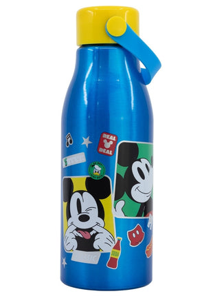 Disney Mickey Fun-Tastic Flexi alumínium kulacs csavaros kupakkal, akasztóval 760 ml