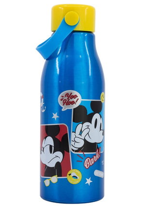 Disney Mickey Fun-Tastic Flexi alumínium kulacs csavaros kupakkal, akasztóval 760 ml