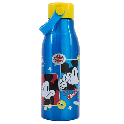 Disney Mickey Fun-Tastic Flexi alumínium kulacs csavaros kupakkal, akasztóval 760 ml
