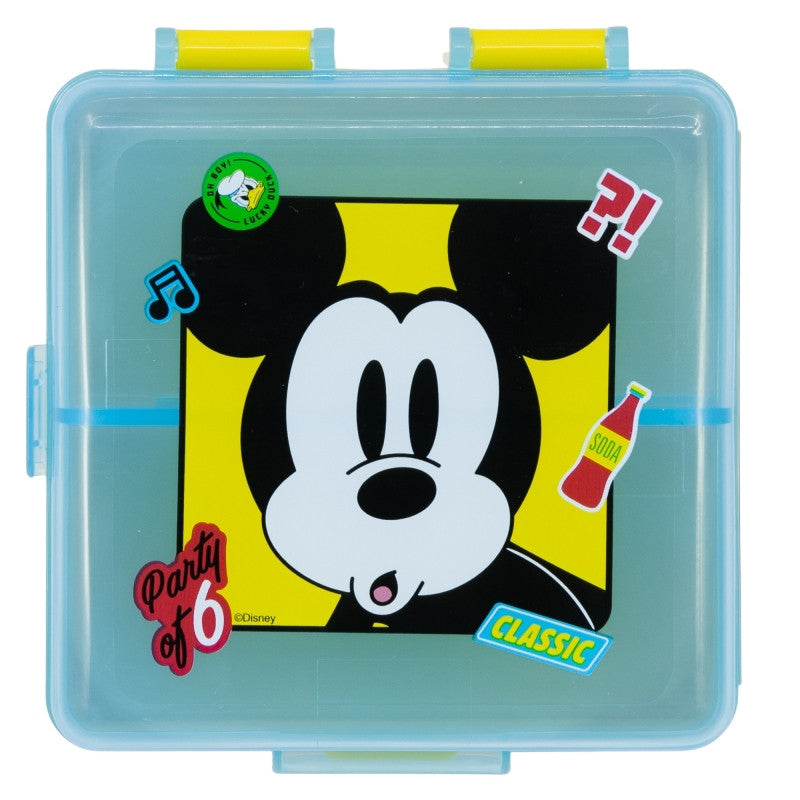 Disney Mickey Fun-Tastic több rekeszes uzsonnás doboz, szendvicsdoboz