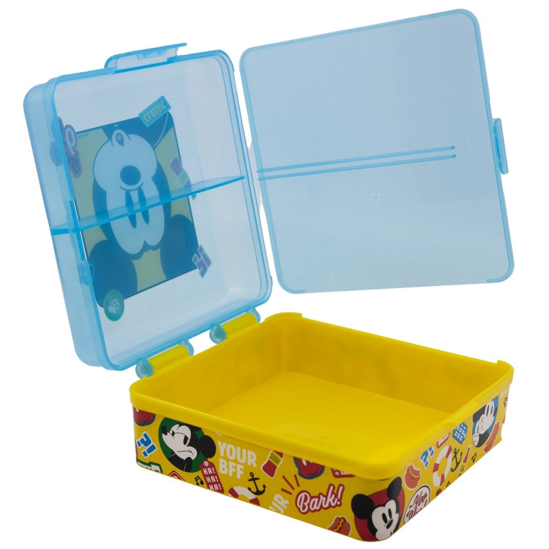 Disney Mickey Fun-Tastic több rekeszes uzsonnás doboz, szendvicsdoboz