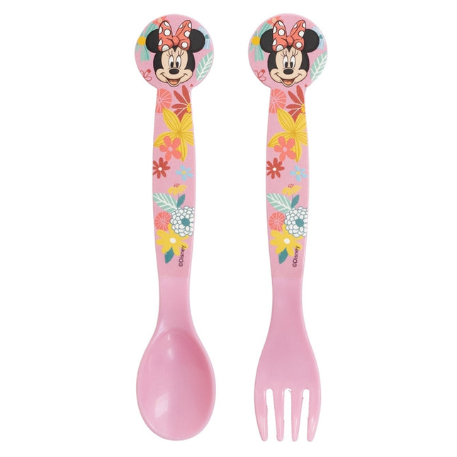 Disney Minnie Stay Cool fém evőeszköz készlet - 2 darabos