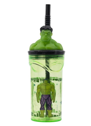 Bosszúállók Invincible Force Hulk 3D Figurine szívószálas pohár 360 ml