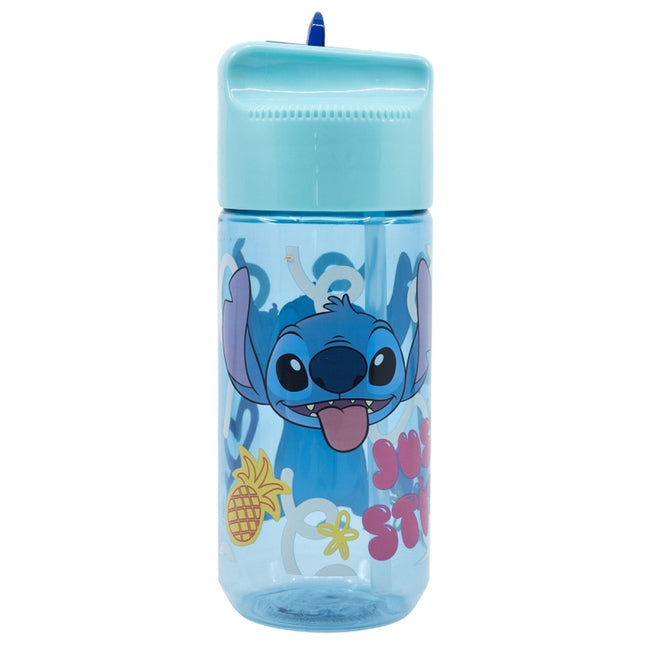 Disney Lilo és Stitch Palms Hydro műanyag szívószálas kulacs 430 ml