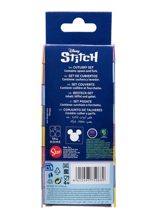 Disney Lilo és Stitch, A csillagkutya Drawing fém ergo evőeszköz készlet - 2 darabos