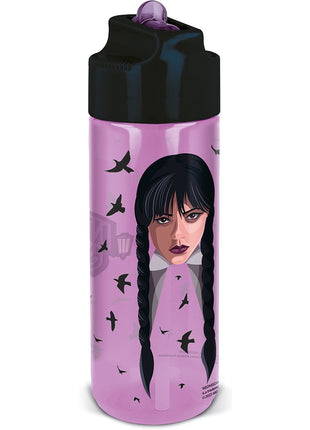 Wednesday Nevermore Academy Hydro tritan műanyag szívószálas kulacs 540 ml