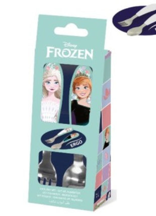 Disney Jégvarázs Snowy Tale fém ergo evőeszköz készlet - 2 darabos