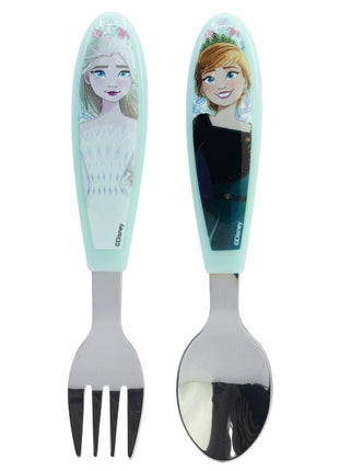 Disney Jégvarázs Snowy Tale fém ergo evőeszköz készlet - 2 darabos