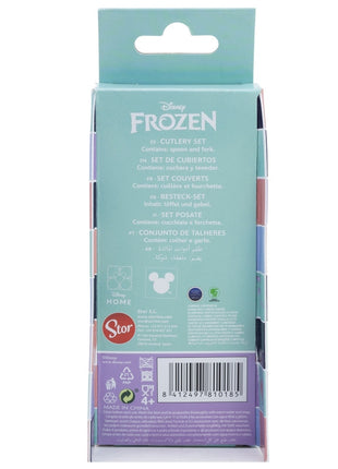 Disney Jégvarázs Snowy Tale fém ergo evőeszköz készlet - 2 darabos