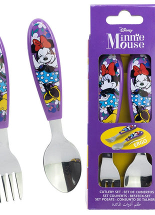 Disney Minnie Sunshine fém ergo evőeszköz készlet - 2 darabos